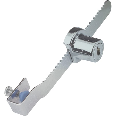 Prime-Line Showcase Window Key Lock, 9/16 in. x 5-1/2 in., Steel, Chrome Plated U 9949